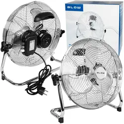Cyrkulator wentylator podłogowy 12 cali 30 cm 70W - kolor srebrny