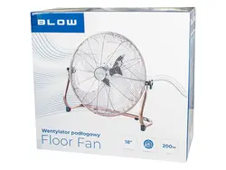 Cyrkulator wentylator podłogowy 18 cali 45 cm 200W - kolor miedziany