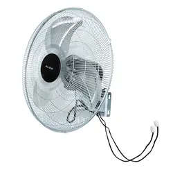 Cyrkulator wentylator ścienny 50 cm 220W do montażu na ścianie - kolor srebrny