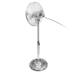 Cyrkulator wentylator stojący 16 cali 60W - kolor srebrny