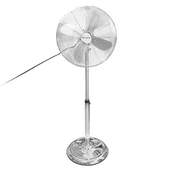 Cyrkulator wentylator stojący 16 cali 60W - kolor srebrny