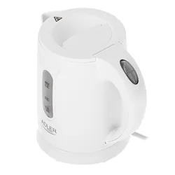 Czajnik elektryczny Adler AD1371w 0,8 L - biały