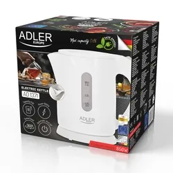 Czajnik elektryczny Adler AD1371w 0,8 L - biały