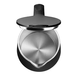 Czajnik stalowy 1,7 L Adler AD 1345 STRIX LED z dotykową regulacją temperatury - czarny
