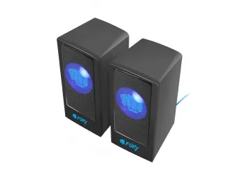 Klawiatura gamingowa podświetlana dla graczy FURY SKYRAIDER z podświetleniem + mysz FURY Hustler 6400DPI RGB + mata LED 