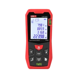 Miernik dystansu dalmierz laserowy Uni-T LM120A 120 metrów   baterie   etui