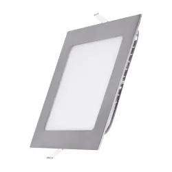 Panel LED 170x170mm 12W podtynkowy PLAFON sufitowy 4000K-W - nikiel
