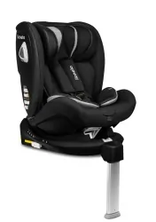Fotelik samochodowy przód tył LIONELO BRAAM 0-36 KG ISOFIX + noga - kolor czarny