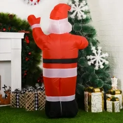 Zewnętrzna ozdoba świąteczna pompowany Mikołaj 180 cm
