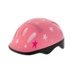 Kask + zestaw ochraniaczy REBEL - różowy