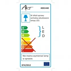 Wkład LED G9 3W DC12V SMD 360° 16x50 mm - 2szt
