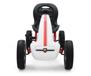 Gokart na pedały Milly Mally Abarth biały