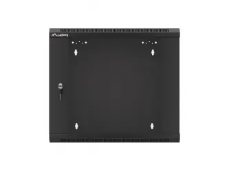 Szafa instalacyjna RACK wisząca 19'' 9U 570x600 drzwi szklane Lanberg  - czarna