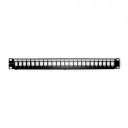 Patch panel do szafy RACK 19&quot; Qoltec  24 porty UTP blank
