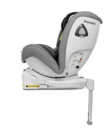 Fotelik samochodowy przód tył LIONELO BRAAM 0-36 KG ISOFIX + noga - kolor szary
