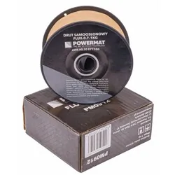 Drut spawalniczy rdzeniowy samoosłonowy 0,9mm 1kg Powermat FLUX-0.9-1KG