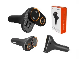 Transmiter samochodowy LTC TR210 Bluetooth 2xUSB 2.4A