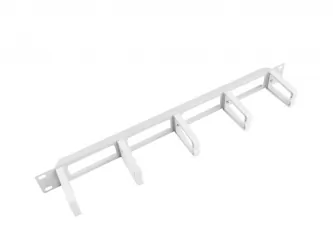 Organizer kabli LANBERG do szafy RACK 19" 1U z 5 plastikowymi uchwytami typ B szary