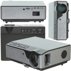 Projektor multimedialny LCD LED rzutnik ART Z826 2xHDMI 2xUSB FullHD 50-250 cali + pilot