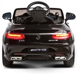 Samochód auto na akumulator Caretero Toyz Mercedes-Benz S63 Coupe akumulatorowiec + pilot zdalnego sterowania - czarny