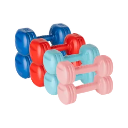 Zestaw hantelek bitumicznych 20kg REBEL ACTIVE 2x1kg   2x2kg   2x3kg   2x4kg