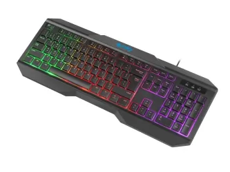 Klawiatura podświetlana graczy + słuchawki + myszka + mata - FURY THUNDERSTREAK 3.0