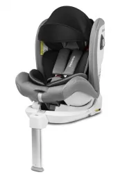 Fotelik samochodowy przód tył LIONELO BRAAM 0-36 KG ISOFIX + noga - kolor szary