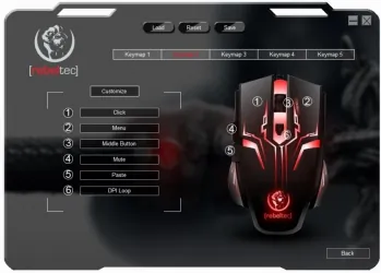 Aluminiowa mechaniczna klawiatura gamingowa dla graczy REBELTEC IMPERATOR z podświetleniem + mysz dla graczy HUNTER 2 + słuchawki TORNADO + mata SLIDER S