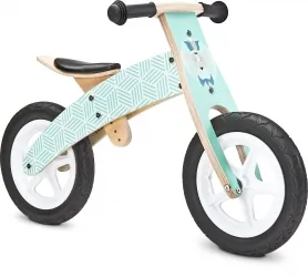 Rowerek biegowy drewniany Caretero Toyz Woody koła 12&quot; - miętowy
