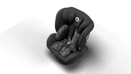 Fotelik samochodowy LIONELO BASTIAAN ONE 0-36 kg ISOFIX 360 stopni RWF - czarny