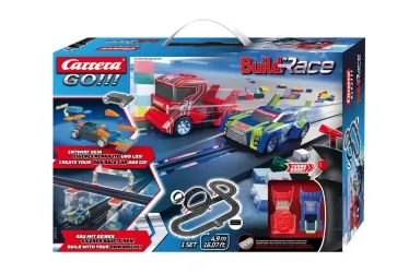 Tor wyścigowy Carrera GO!!! Buildn Race Racing Set 4,9m