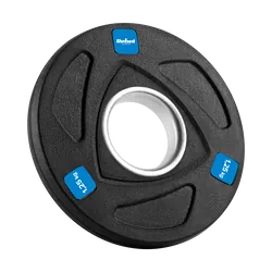 Zestaw obciążeń żeliwnych gumowanych otwór olimpijski 51mm REBEL ACTIVE  4x1.25kg