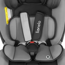Fotelik samochodowy LIONELO SANDER szary 0-36 kg ISOFIX180°