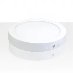 Panel LED okrągły 285x30mm 25W natynkowy sufitowy 3000K-WW - biały