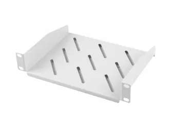 Półka do szafy RACK 10" 310mm LANBERG 1U 254x180mm do 20kg szara