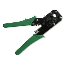 Modułowa zaciskarka do cięcia i zaciskania kabli Qoltec Ethernet 8P 6P 4P