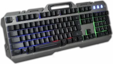 Zestaw gamingowy Rebeltec INTERCEPTOR klawiatura podświetlana + mysz + mata + słuchawki