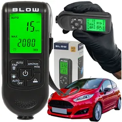 Miernik grubości lakieru z wyświetlaczem LCD BLOW 0 ~ 2000um