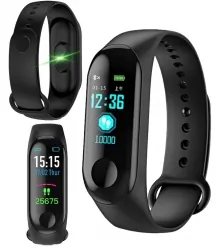 Zegarek smartband opaska sportowa R2invest M3