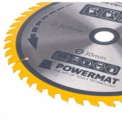 Tarcza widiowa do drewna 305x30 48 zębów Powermat TDD-305x30x48Z