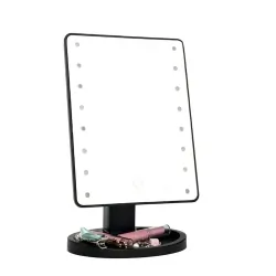 Lusterko z podświetleniem LED L16 czarne