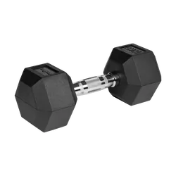 Hantle żeliwne gumowane HEX 2x 10kg REBEL ACTIVE