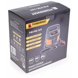Prostownik mikroprocesorowy akumulatorowy 12/24V Powermat PM-PM-10T 5-etapowy