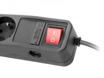 Listwa zasilająca NATEC EXTREME MEDIA SP5 3m 5X 230V PL czarna