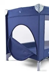 Łóżeczko turystyczne Caretero BASIC PLUS kojec + torba - granatowe