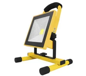 Przenośna lampa robocza LED LTC 20W SLIM IP44 akumulator 2x2.2Ah 6000K 230V/12V samochodowa zewnętrzna