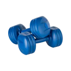 Zestaw hantelek bitumicznych 20kg REBEL ACTIVE 2x1kg   2x2kg   2x3kg   2x4kg