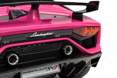 Samochód auto na akumulator Caretero Toyz Lamborghini Aventador SVJ akumulatorowiec + pilot zdalnego sterowania - różowy