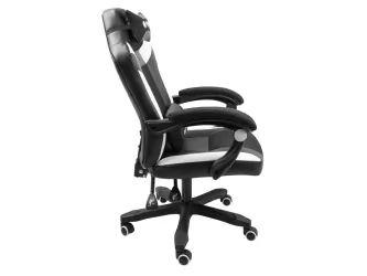 Fotel GAMINGOWY FURY AVENGER M+ czarno -biały