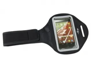 Słuchawki sportowe do biegania BT z mikrofonem + sportowy etui na ramie na telefon